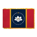Super Tough Mississippi Indoor Flag 3' x 5' Nylon