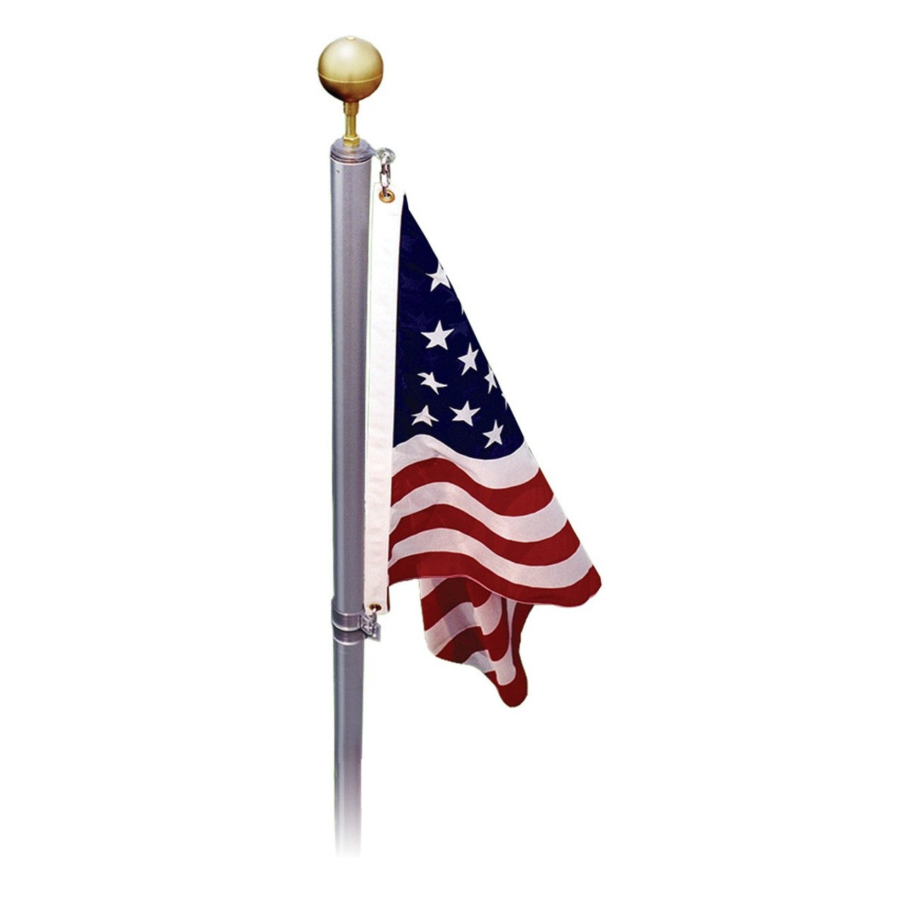 Super Tough Swivel Sectional 13ft to 21ft Flag Pole - US Made