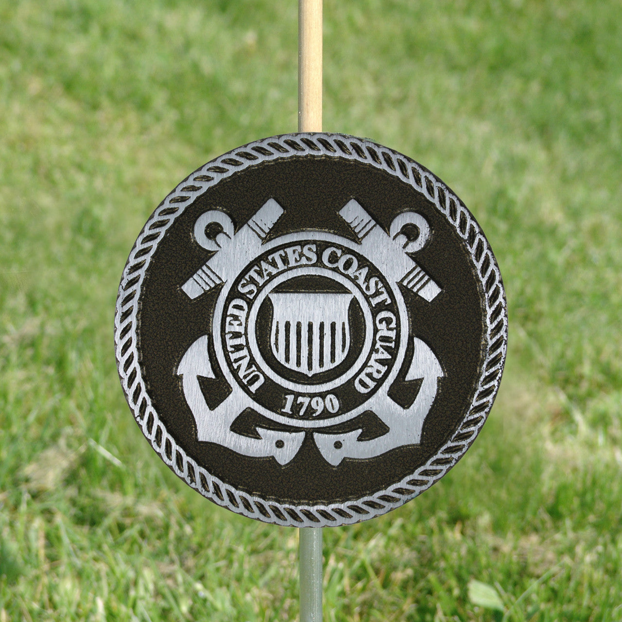 Coast Guard Grave Marker - Aluminum