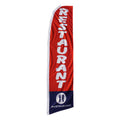 Restaurant Swooper Flag - 11.5ft x 2.5ft