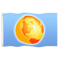 Single-Sided Digital Print Custom Nylon 12in x 18in Flag