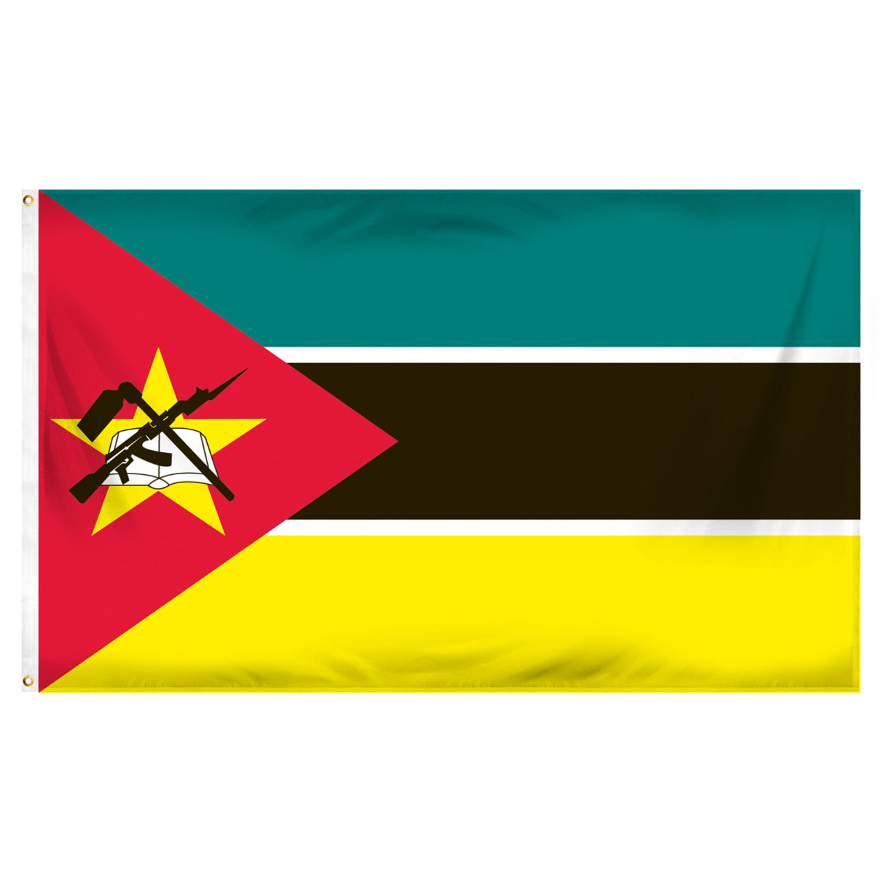 Mozambique Flag 3ft x 5ft Printed Polyester