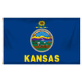 Kansas Flag 5ft. x 8ft. Spun Heavy Duty Polyester