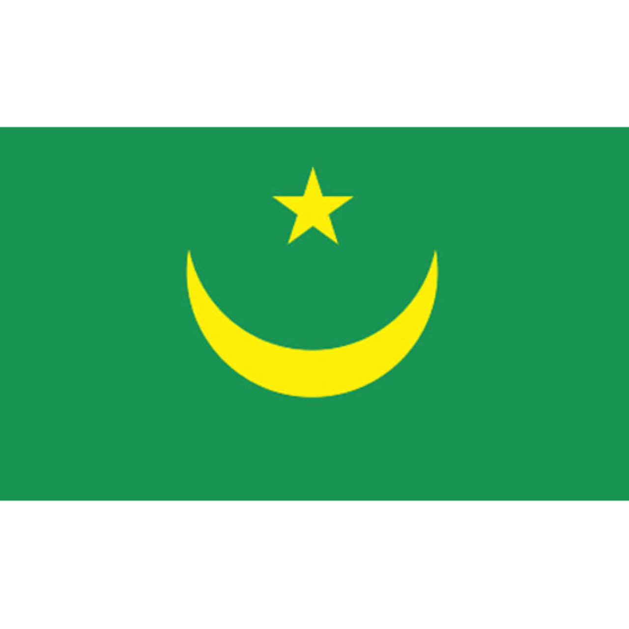 Old Mauritania 4" x 6" Stick Flag