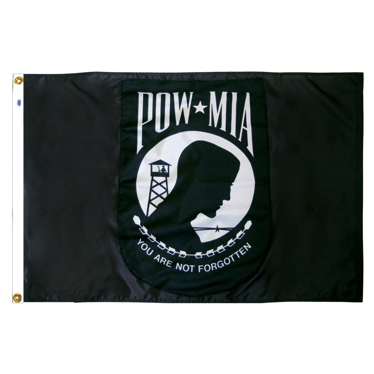 POWMIA 6ft x 10ft Nylon Flag - Double Sided