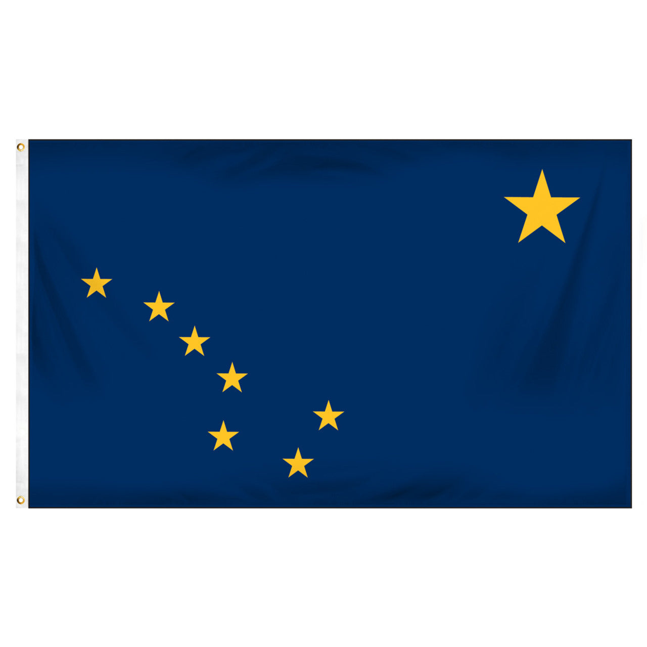 Alaska 5ft x 8ft Spun Heavy Duty Polyester Flag
