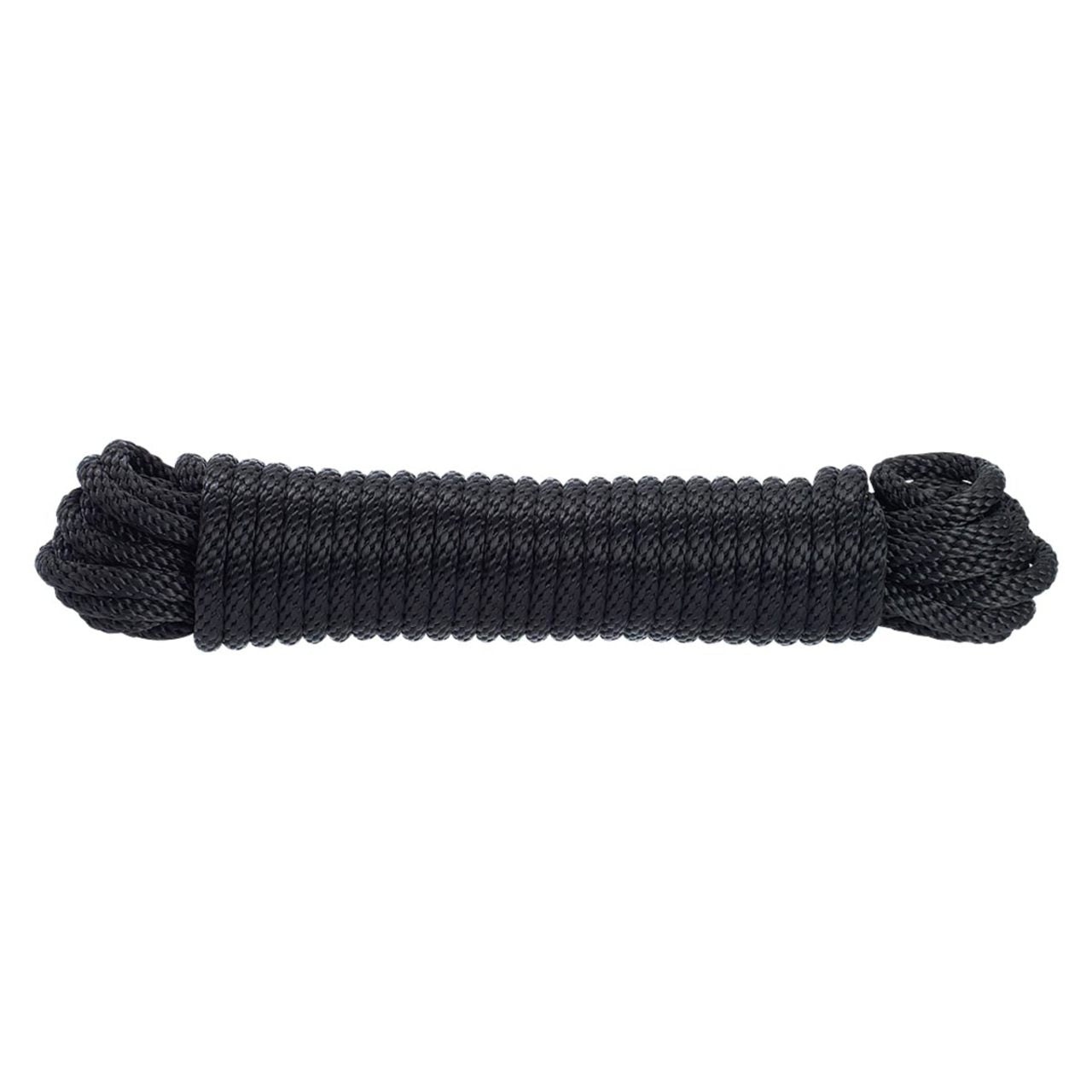 100' - 5/16" Polyester Halyard - Black
