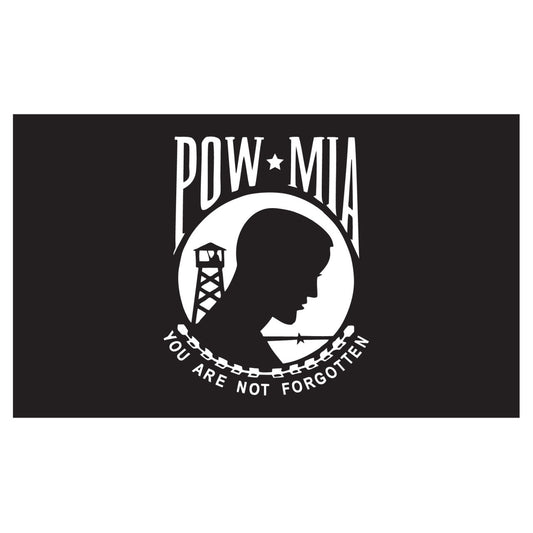 POW MIA Flag 4ft x 6ft Nylon - Single Sided
