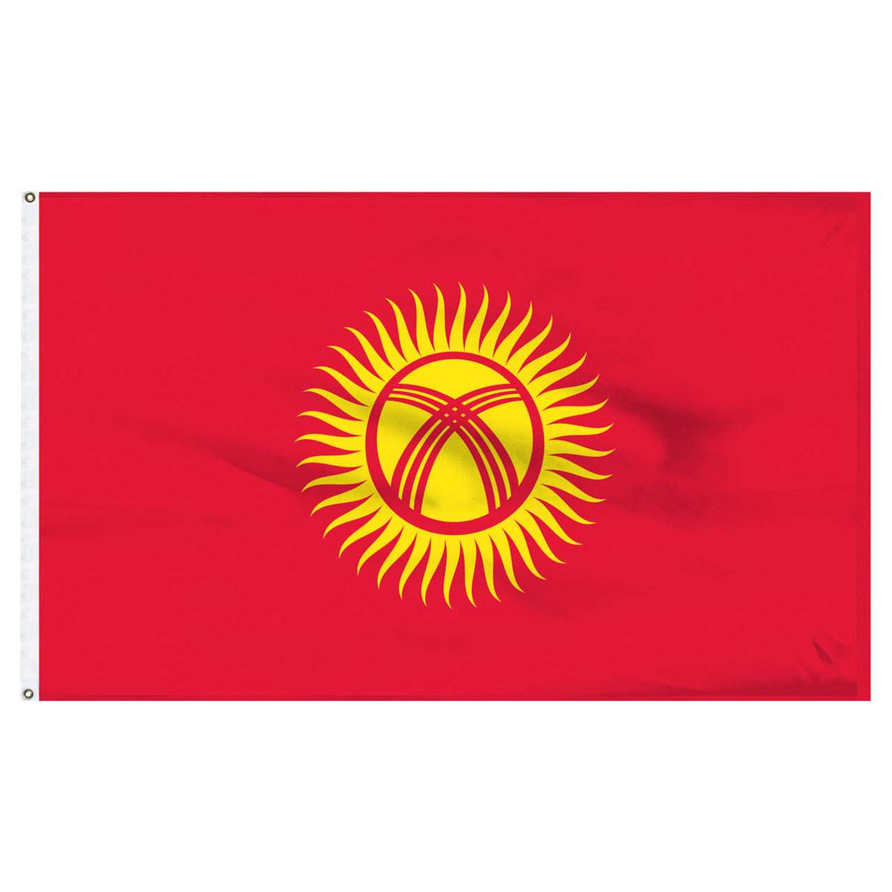 Kyrgyzstan 2ft x 3ft Nylon Flag