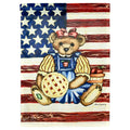 Poly Teddy Bear Banner 12 1/2in x 18in