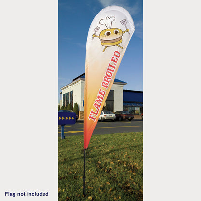 Super Tough Blade and Teardrop Outdoor Advertising Pole
