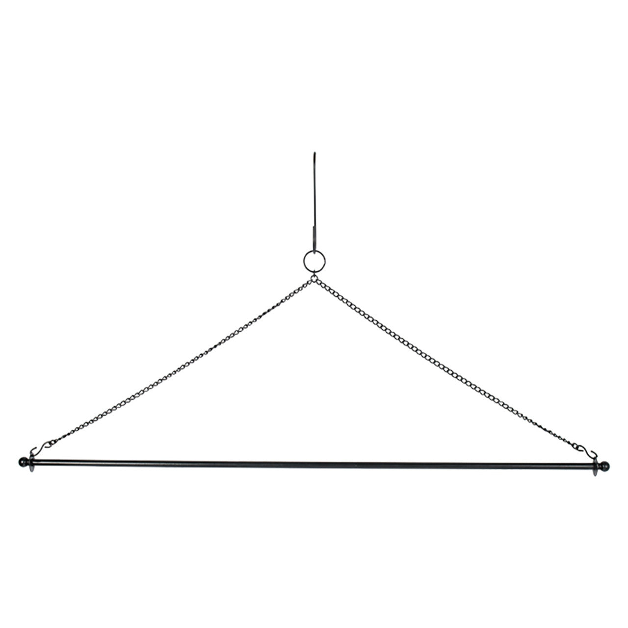 Large Flag Dowel Hanger - Black - 5.25" x 16.25"