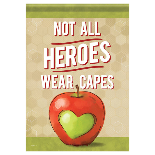 Teacher Appreciation Garden Flag - 12.5in x 18in