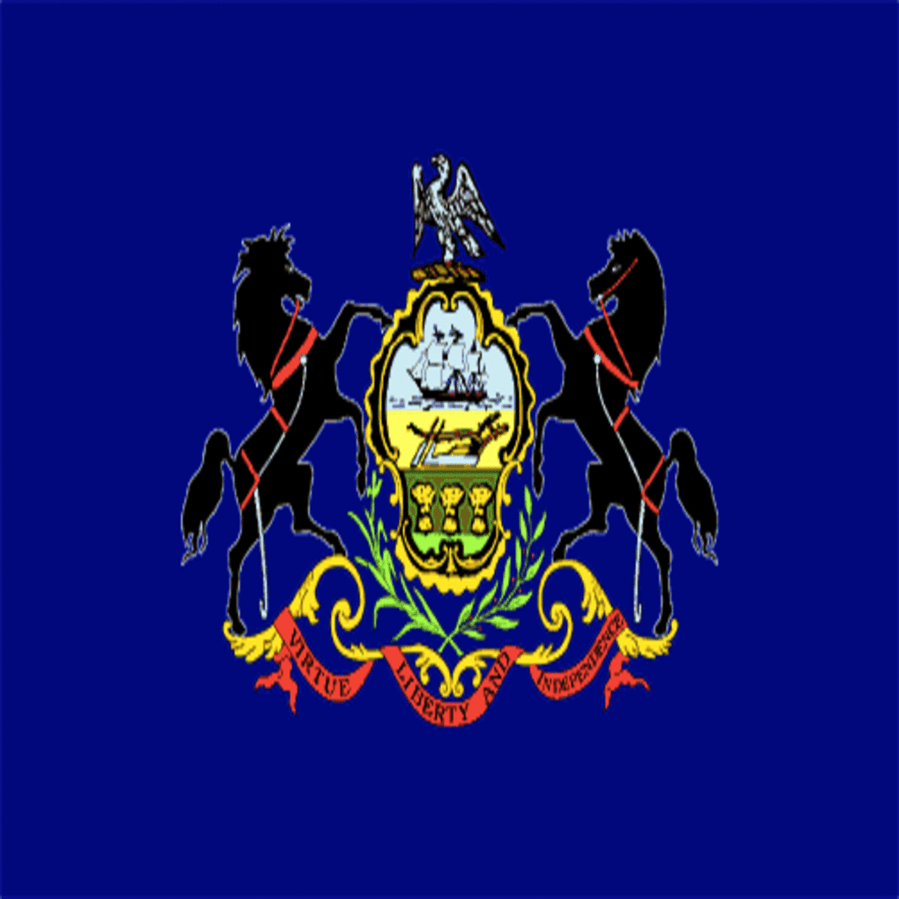 Pennsylvania Flag 4 x 6 Feet Nylon