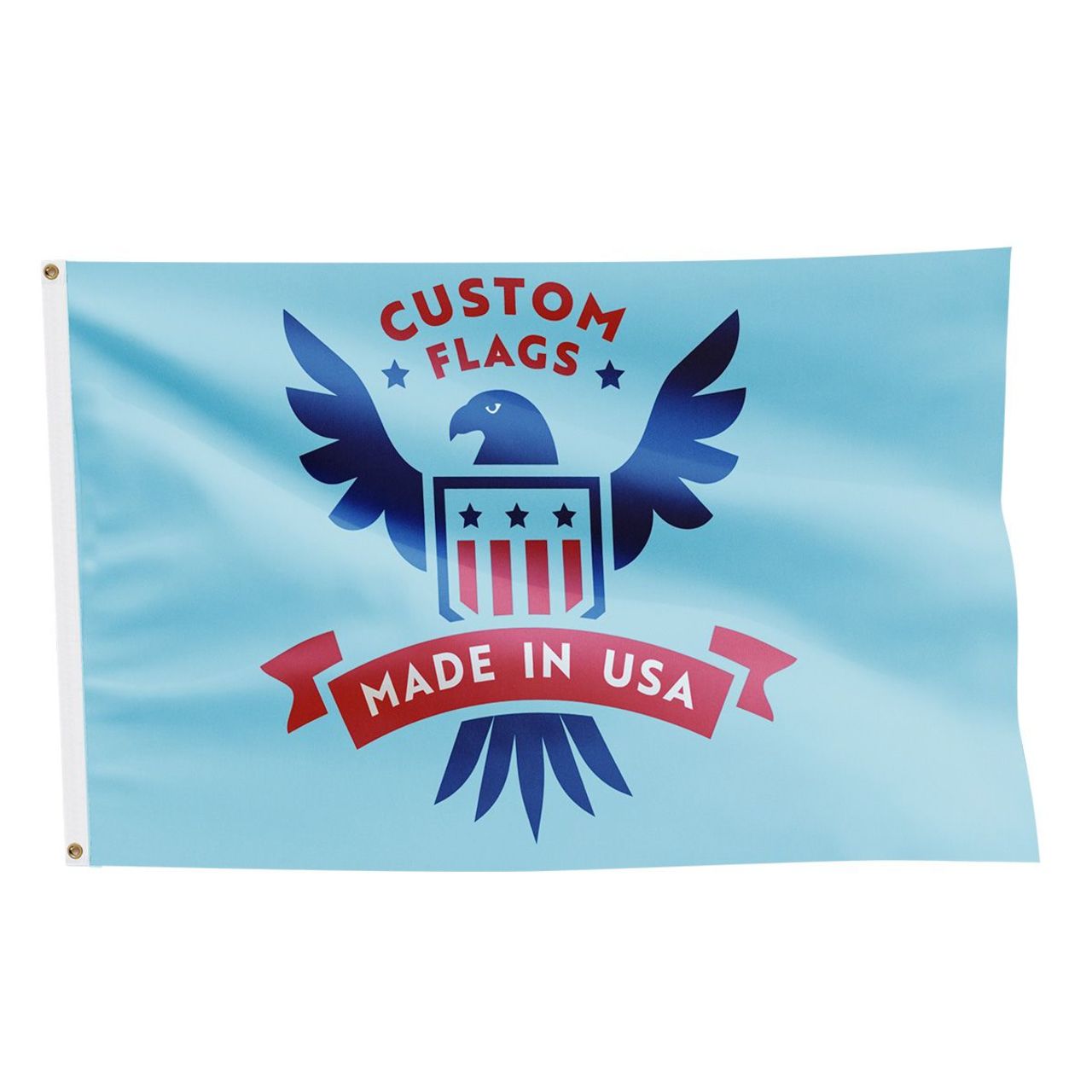 Custom Single Reverse 2.5ft x 4ft Knit Polyester Flag – United States ...