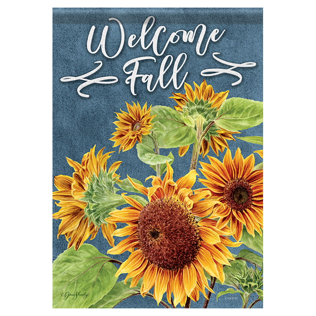 Carson Fall Banner Flag - Beautiful Sunflowers – United States Flag Store