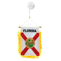 Small flag with 'Florida' text and emblem on a white background