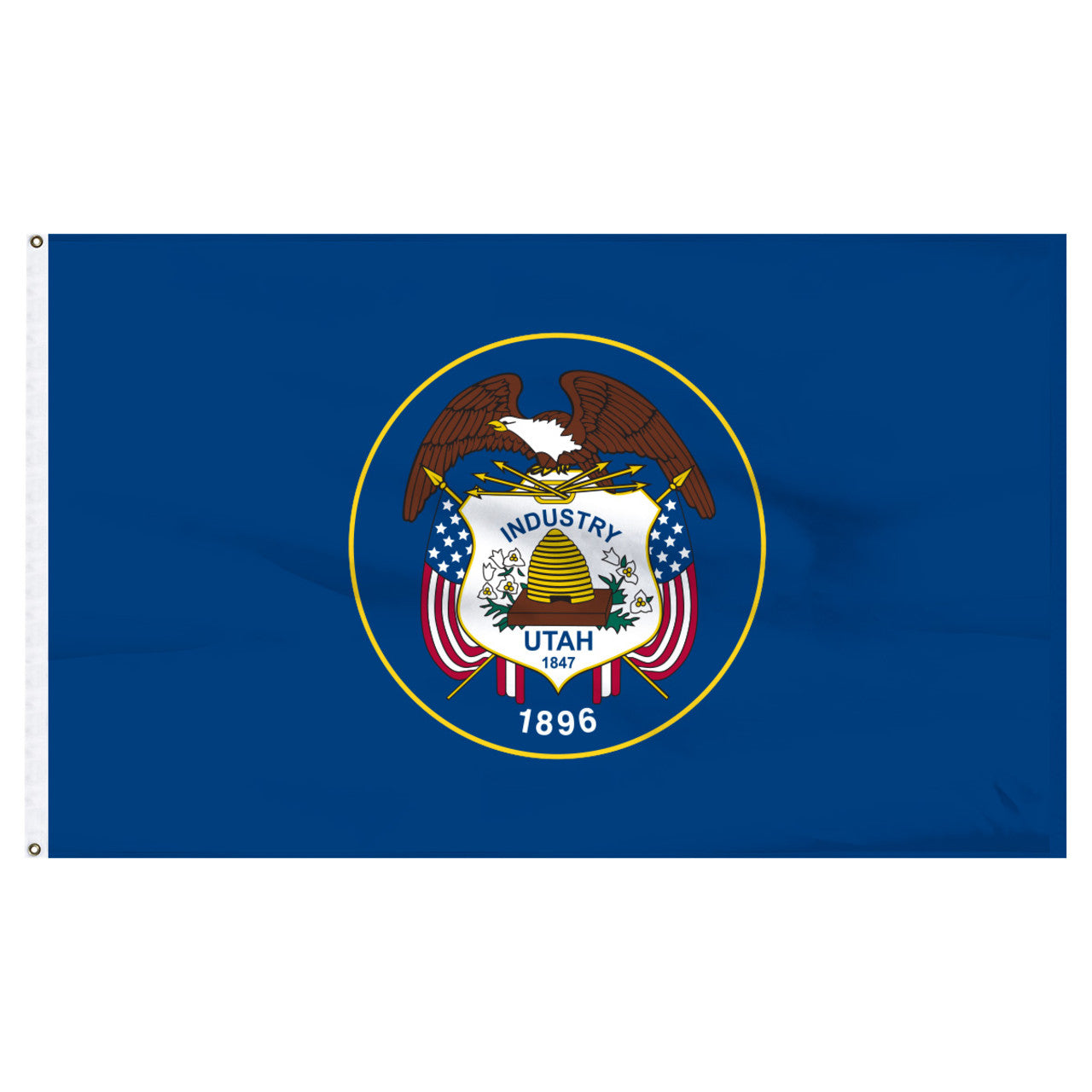 Utah Flag 5 x 8 Feet Nylon