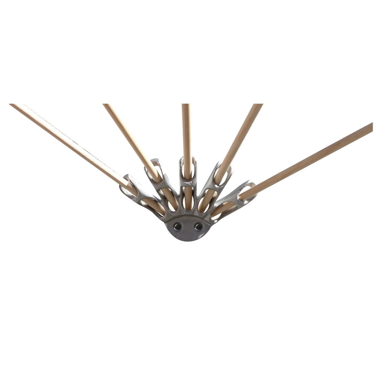 5 Silver Finger Aluminum Bracket