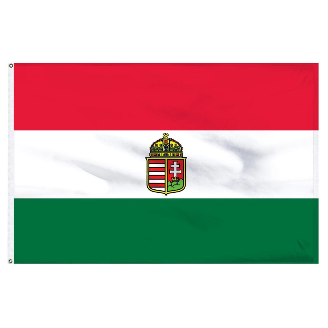 Hungary 3' x 5' Nylon Flag With Seal