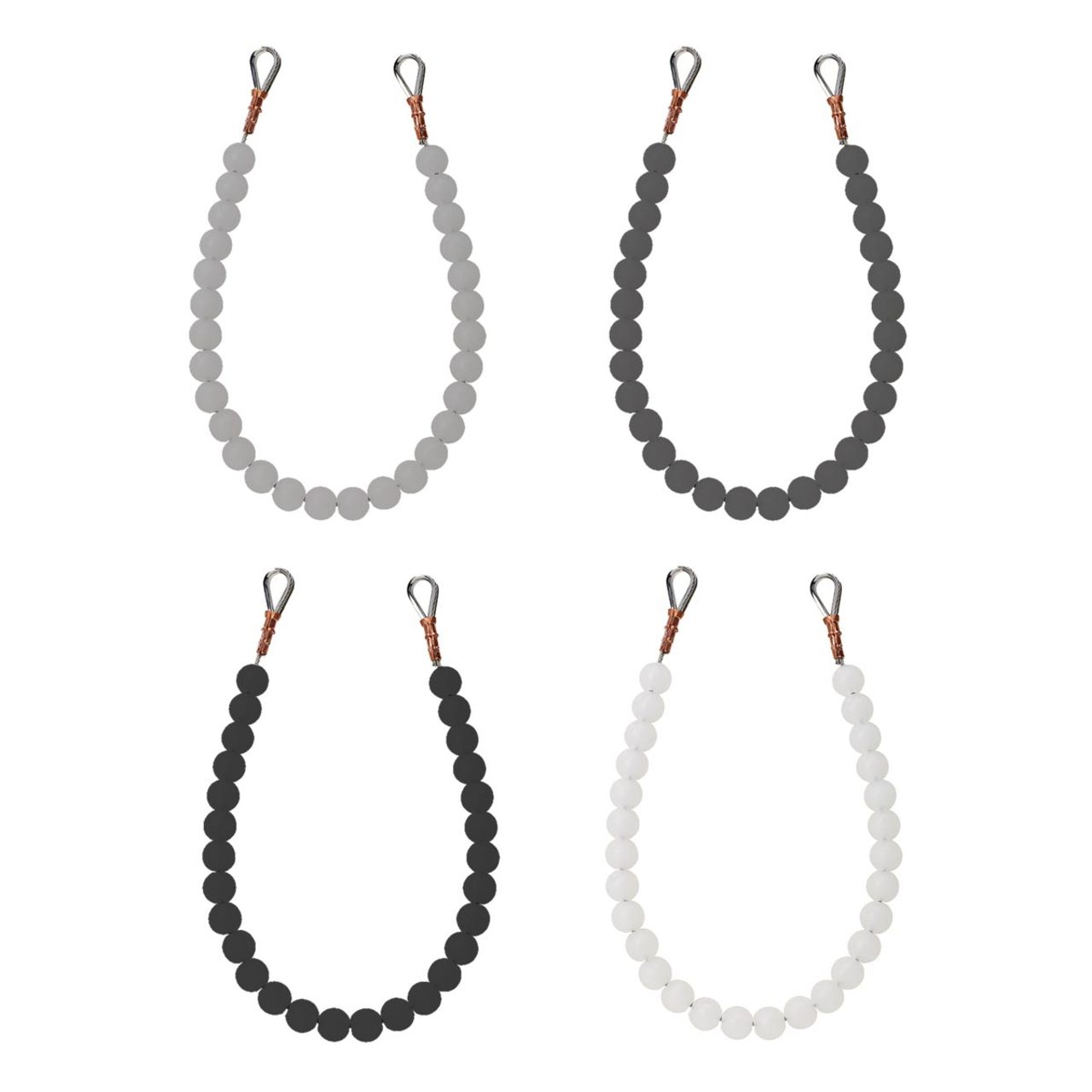 Beaded Retainer Ring - 12" butt end