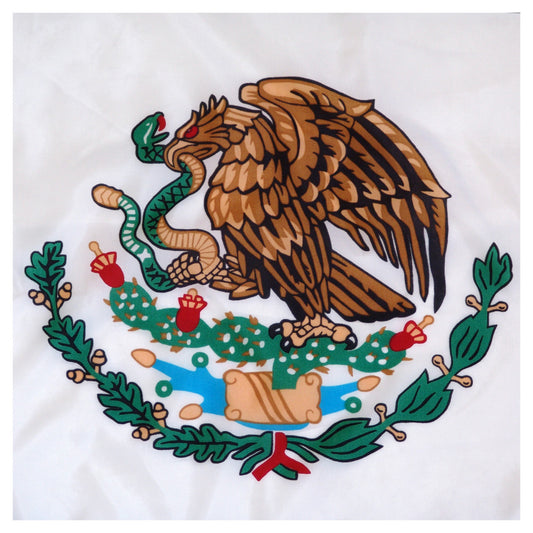 Mexico flag 3ft x 5ft Nylon - Secondary Image - United States Flag Store Mexico flag 3ft x 5ft Nylon
