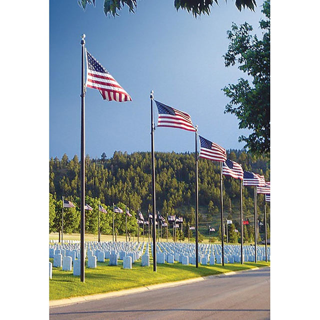 Sentry II Series 35ft Commercial Flagpole - .156in Wall Thickness - 6i ...