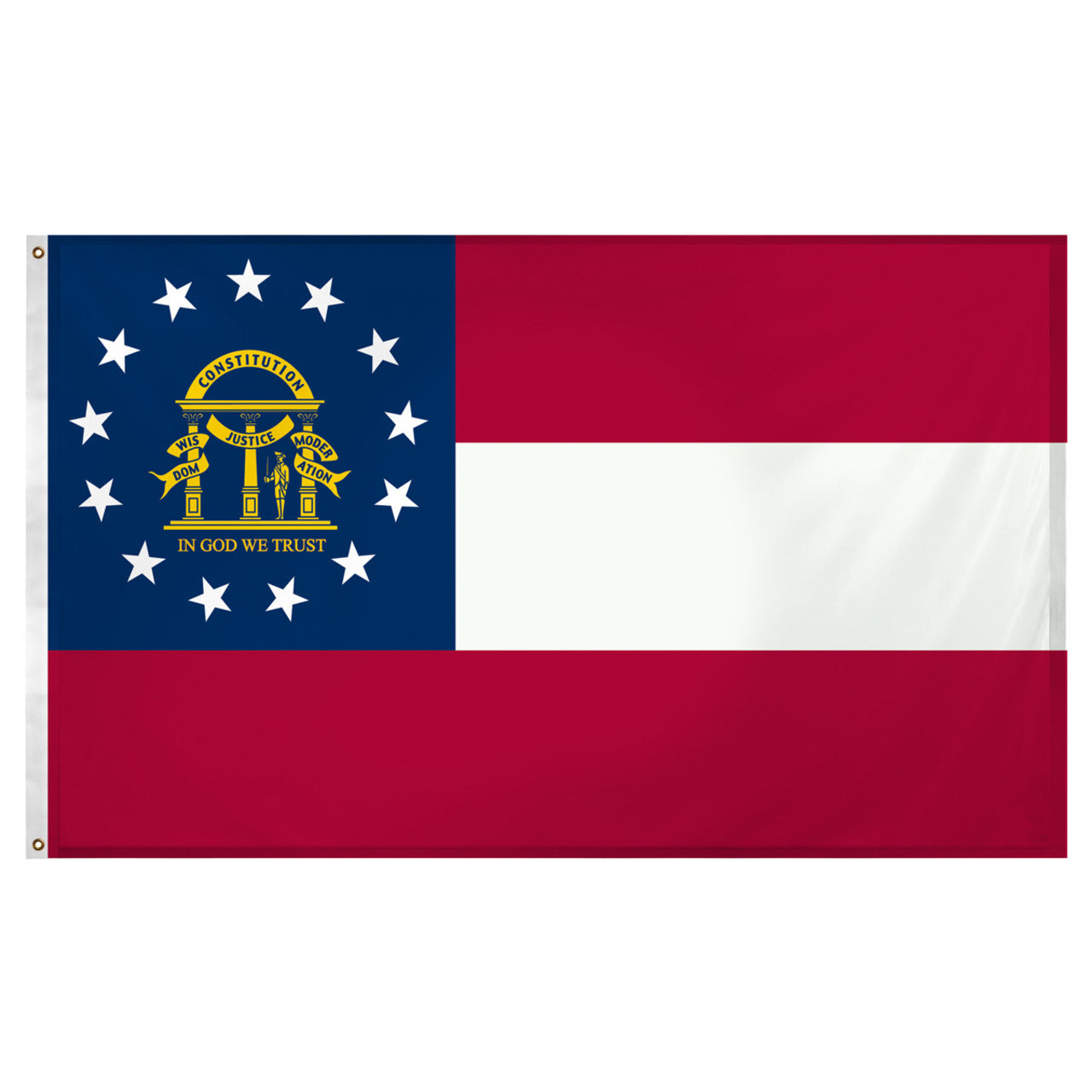 Georgia 3ft x 5ft Super Knit Polyester  Flag