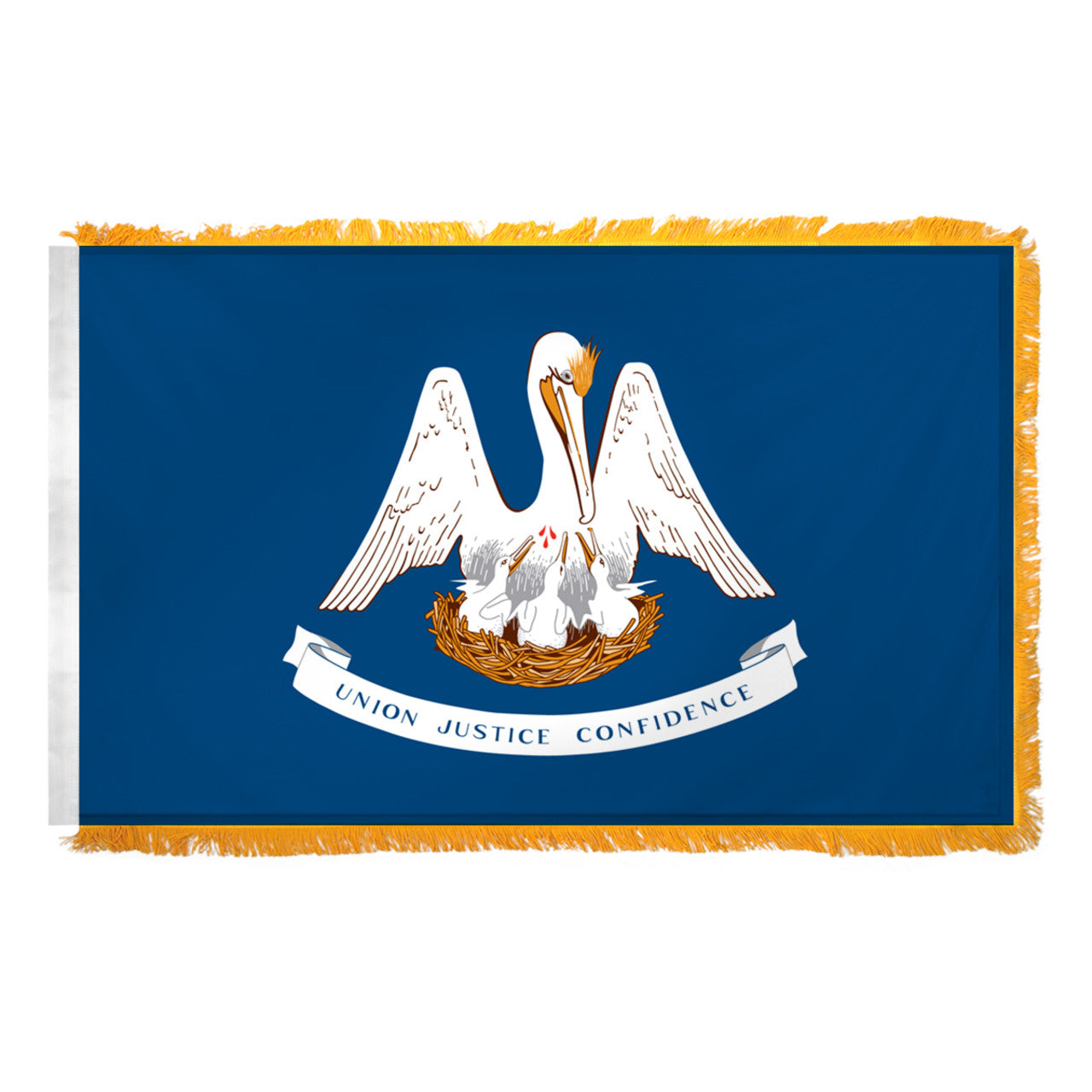 Super Tough Indoor Louisiana Nylon Flag 3ft x 5ft