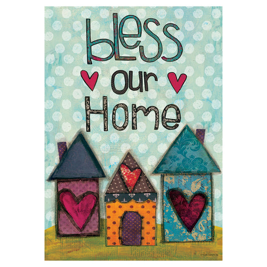 Bless Our Home Banner Flag - 28in x 40in