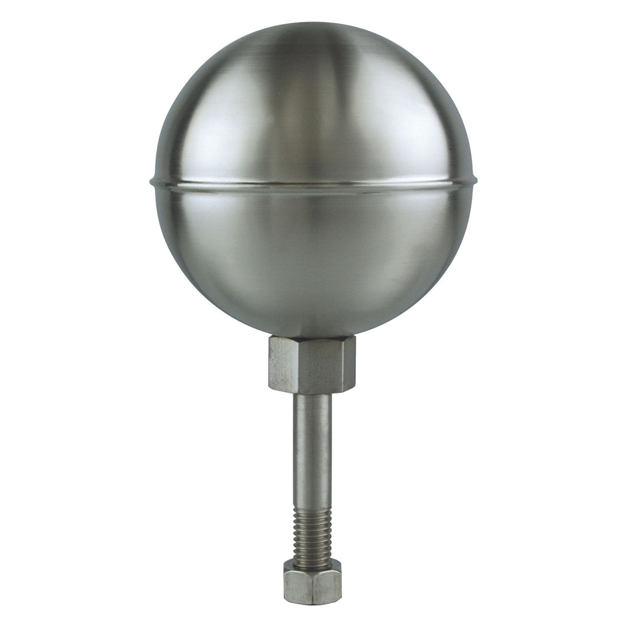 Stainless Steel  Ball Topper - Satin Finish