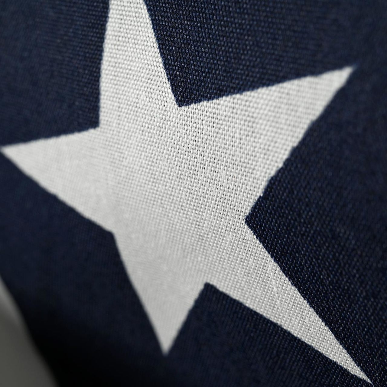 18in x 36in Printed Pleated Fan - Cotton with Stars