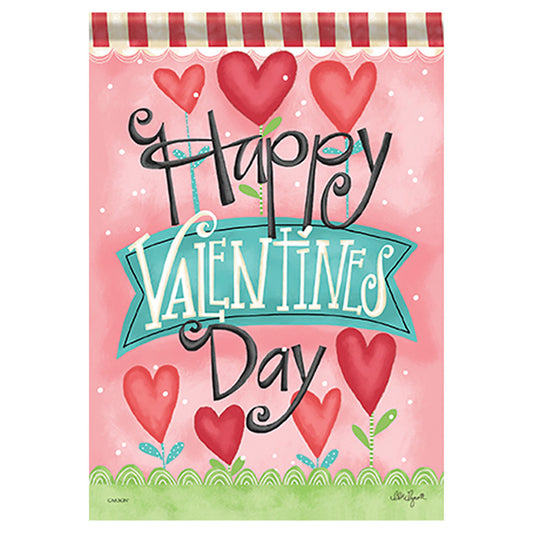 Valentine Garden Flag - Valentine Wishes - 12.5in x 18in