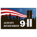 9 11 Remembrance Flag 3ft x 5ft Nylon