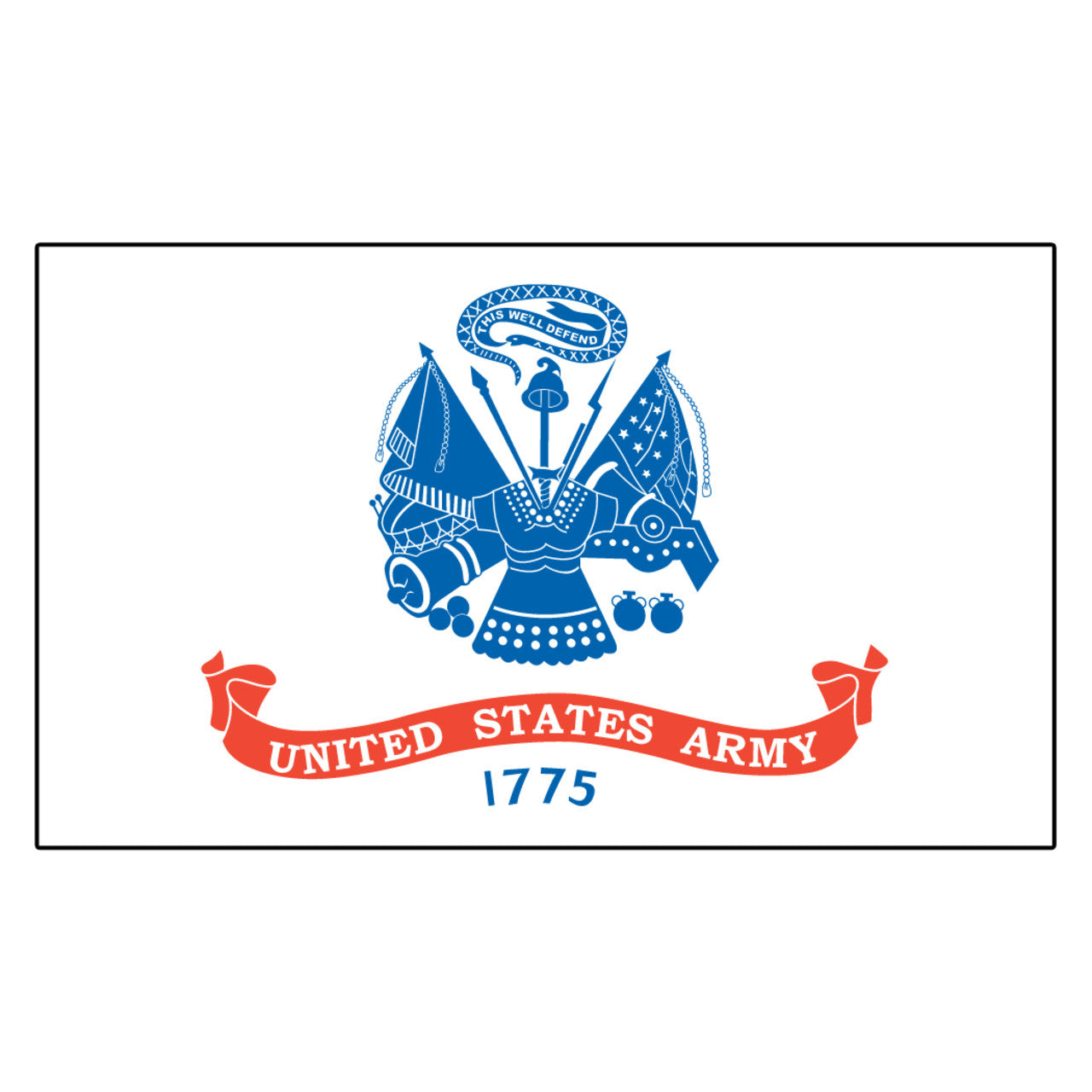 US Army Flag 3ft x 5ft Heavy Duty Spun Polyester