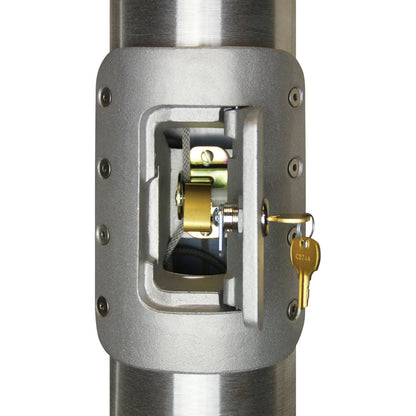 ECV25 Vanguard Internal Halyard Series 25ft Commercial Flagpole - .188in Wall Thickness - 6in Butt Diameter