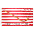 1st Navy Jack Flag ( Don't tread on me flag ) 3ft x 5ft Nylon