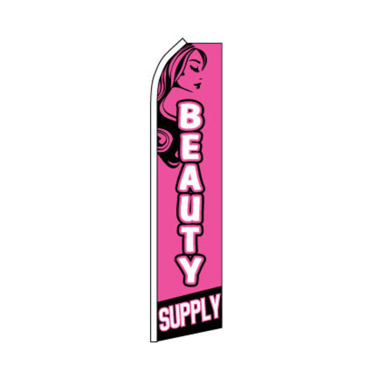 Beauty Supply Swooper Flag