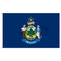 Maine Flag 5 x 8 Feet Nylon Flag