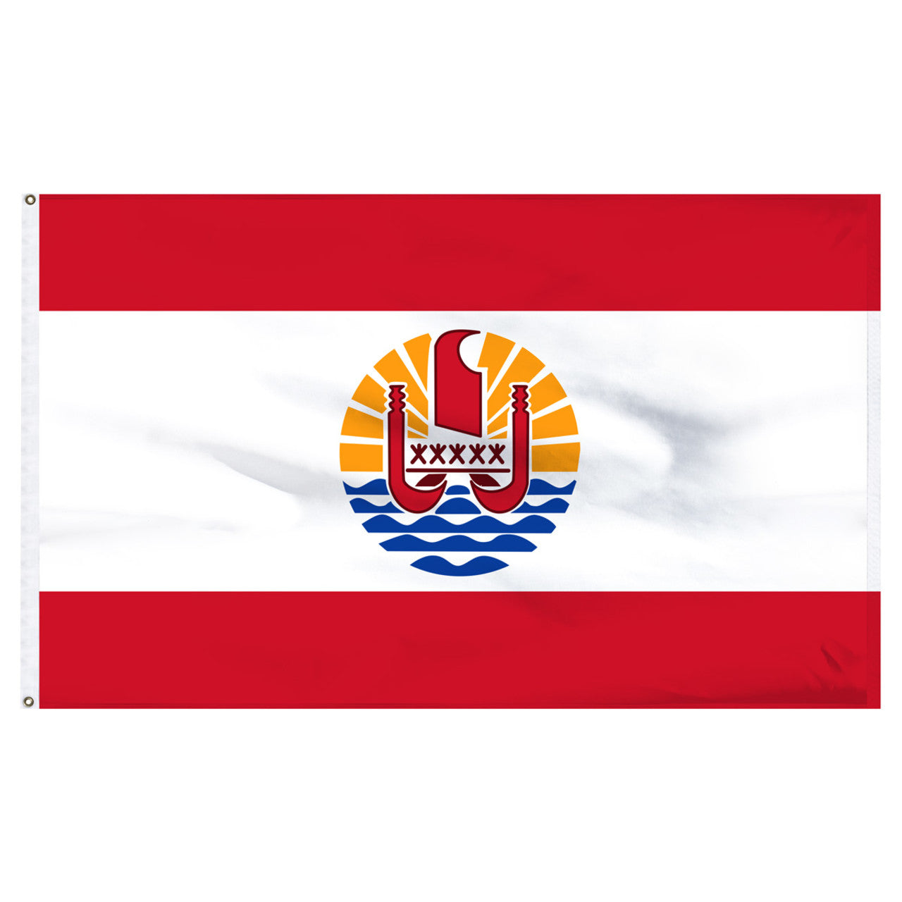 French Polynesia 5' x 8' Nylon Flag