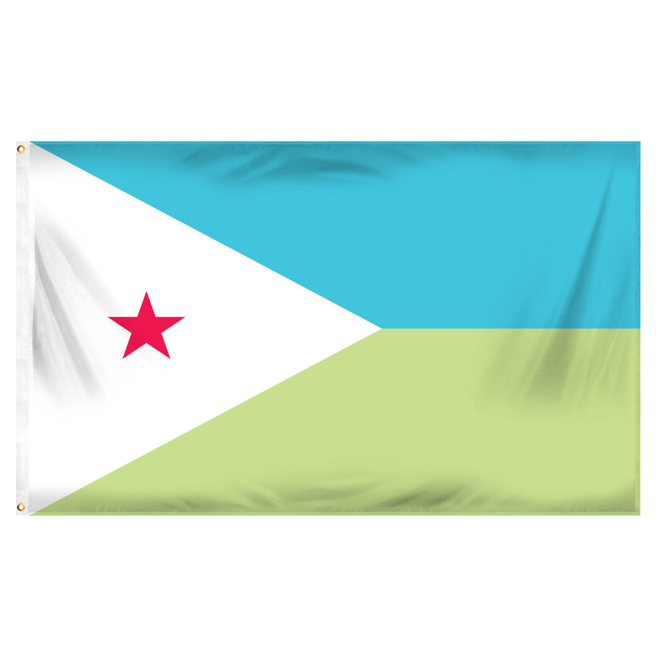Djibouti Flag 3ft x 5ft Printed Polyester