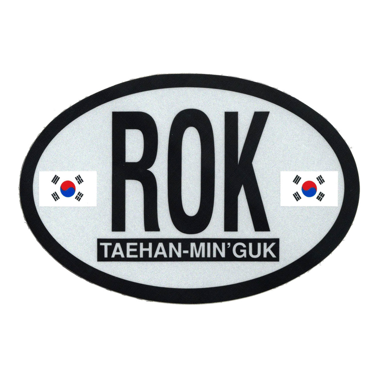 Korea Oval Decal