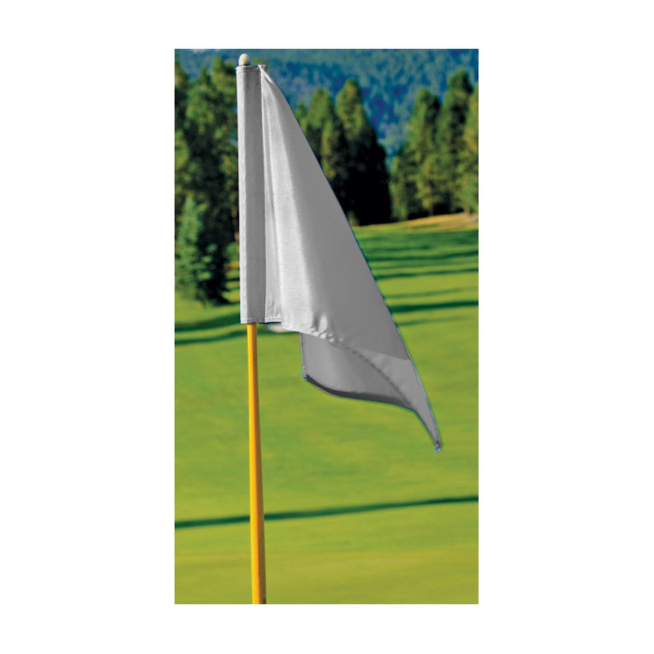 Solid Color Nylon Golf Flags - 14" x 20" - Tube Style