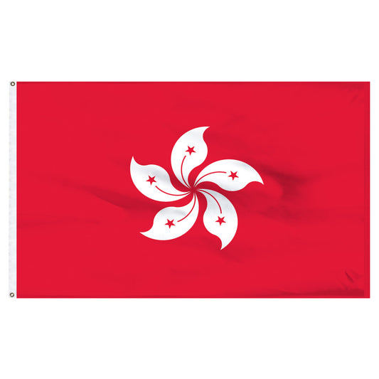 Hong Kong 4ft x 6ft Nylon Flag