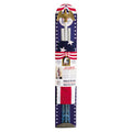 Outdoor Wall Mounted Residential American Flagpole Kit - 3ft x 5ft Flag with Ties