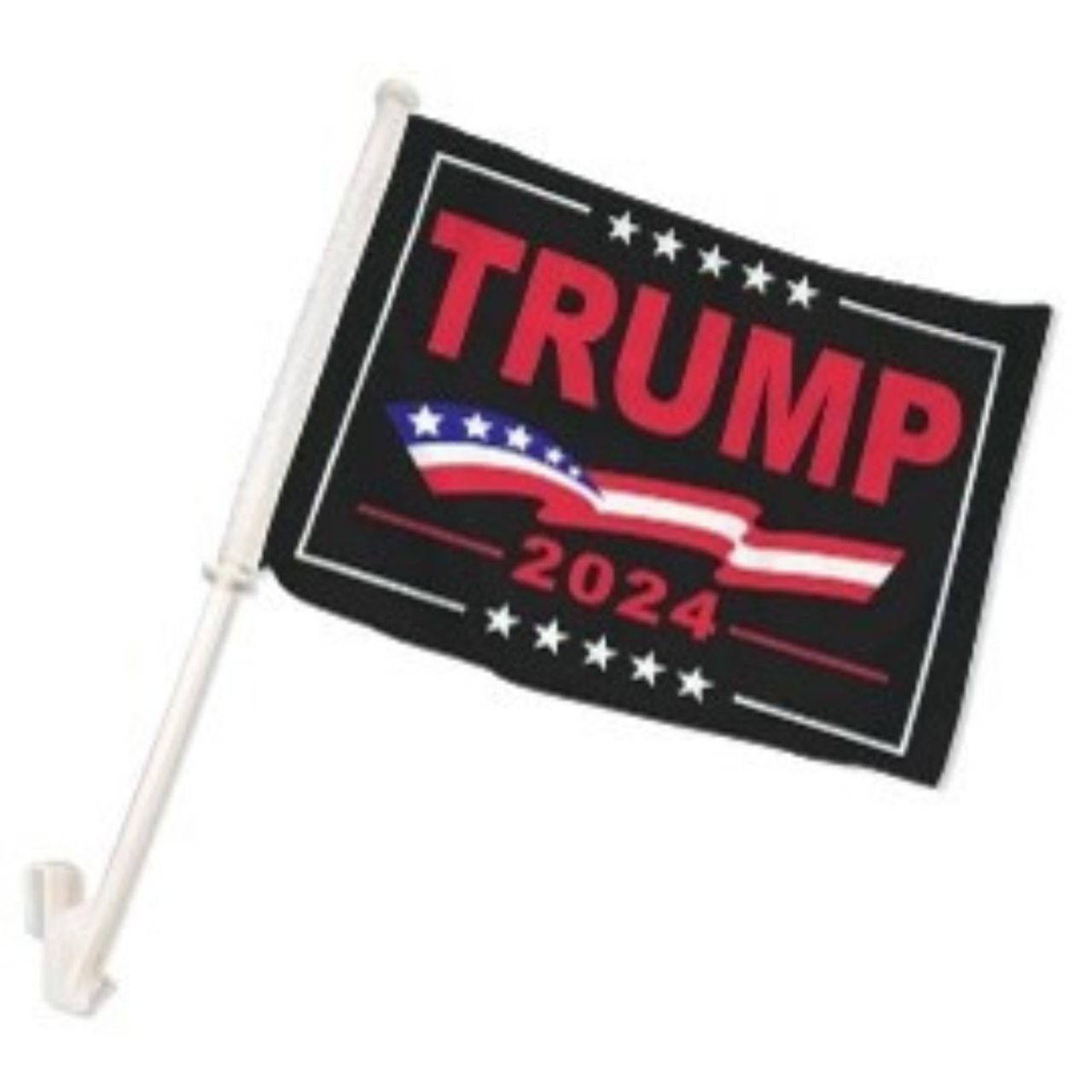 Trump 2024 Double-Sided 12in x 15in Car Flag