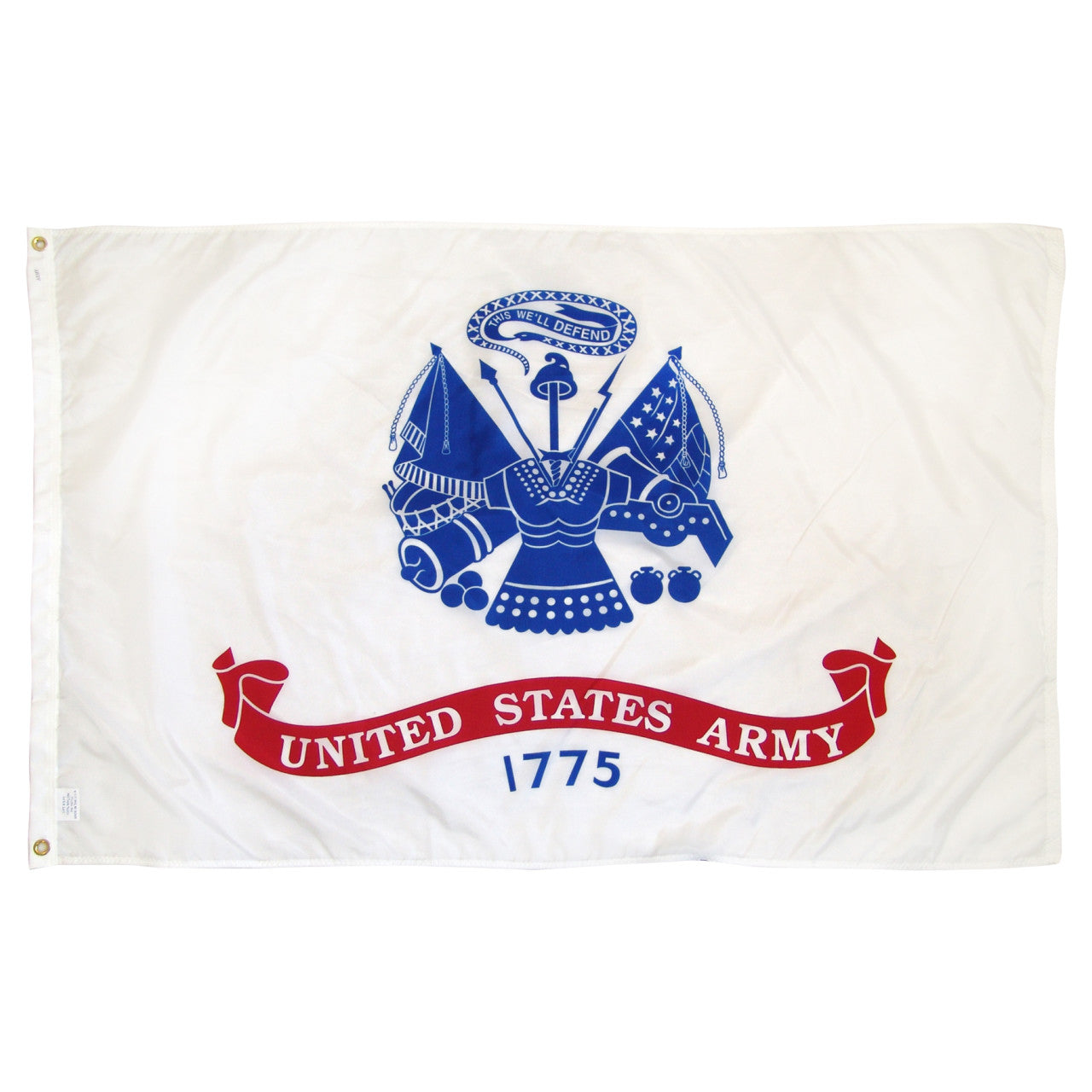 Army Flag 12in x 18in Nylon - Grommets