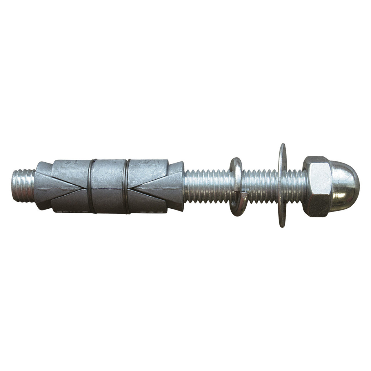 Silver Mounting Bolt with Expansion Shield - 380103