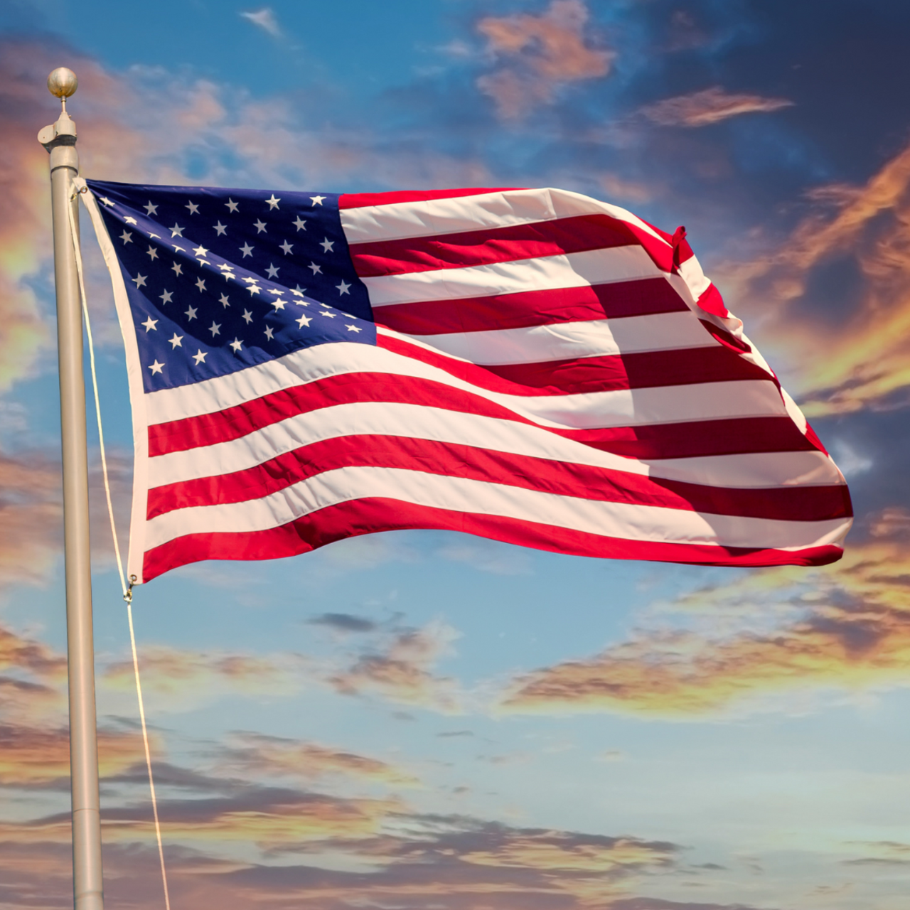 Super Tough 3ft x 5ft Spun Polyester American Flag