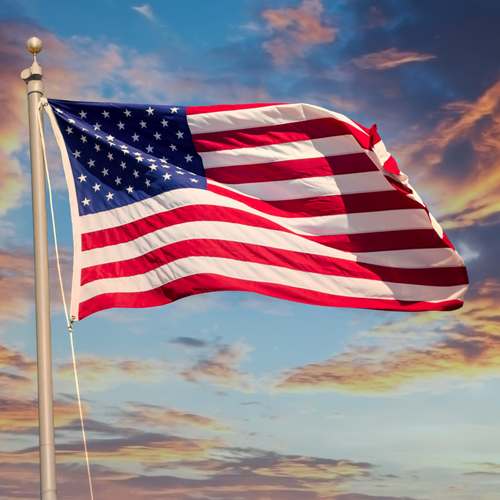 Super Tough 3ft x 5ft Spun Polyester American Flag